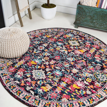 Alfombra Modern Persian Boho Floral Area Rug